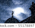 Angel on the building top 55178897