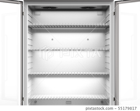 empty shelves in fridge 55179817