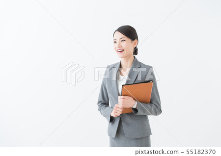 職業女性灰色西裝 職業女性灰色西裝 55182370