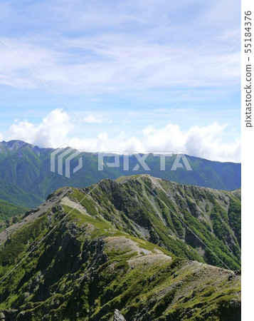 Southern Alps Mt. Shiomi mountain climbing Southern Alps Mt. Shiomi mountain climbing 55184376