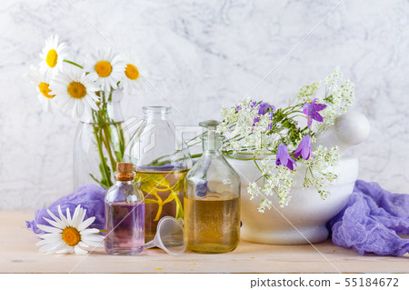 Essential oils and wild flowers Essential oils and wild flowers 55184672