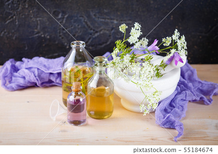 Essential oils and wild flowers Essential oils and wild flowers 55184674