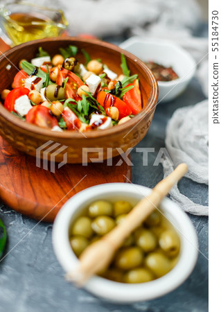 Spring vegetable salad Spring vegetable salad 55184730