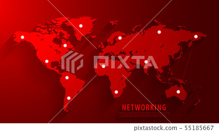 Global network connection background 55185667