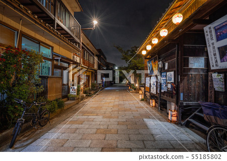 Night view of Ujigawa in Kyoto summer Night view of Ujigawa in Kyoto summer 55185802