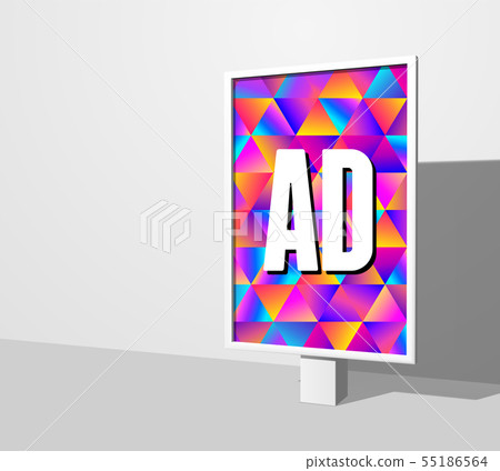 Lightbox or city signboard template for advertising Lightbox or city signboard template for advertising 55186564