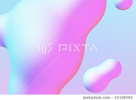 Fluid design liquid blobs with vibrant intense colors abstract background Fluid design liquid blobs with vibrant intense colors abstract background 55186565