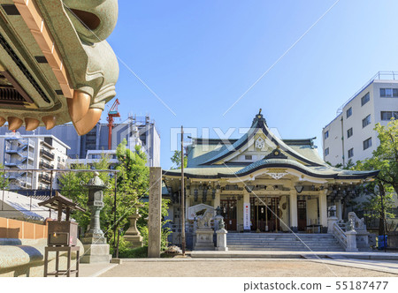 Osaka, Namba Yasaka Shrine, Main Hall 55187477