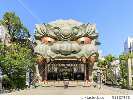 Osaka, Nanba Yasaka Shrine, Lion Osaka, Nanba Yasaka Shrine, Lion 55187478