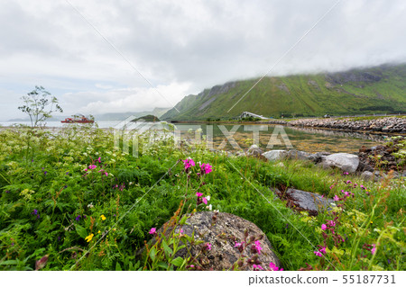 Norway landscape with Atlantic Ocean Road Norway landscape with Atlantic Ocean Road 55187731