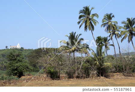 India. Goa View of the old colonial buildings on t India. Goa View of the old colonial buildings on t 55187961