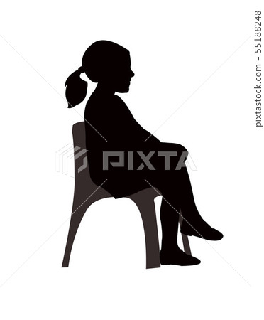 a girl body silhouette vector a girl body silhouette vector 55188248