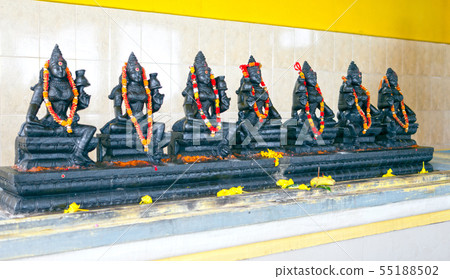 Mauritius. Hindu temple 55188502