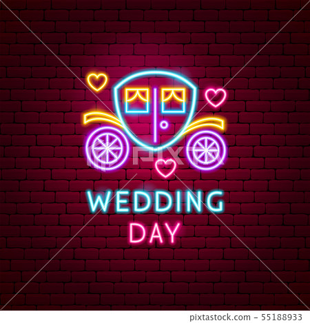 Wedding Day Neon Label Wedding Day Neon Label 55188933