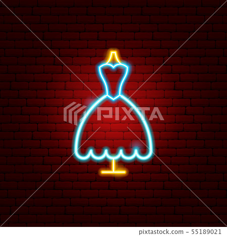 Bride Dress Neon Sign 55189021