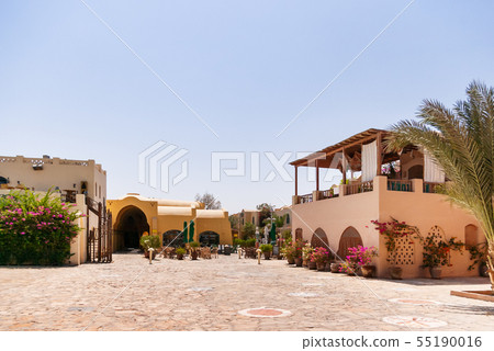 Bungalows and villas in El Gouna town, Egypt. 55190016