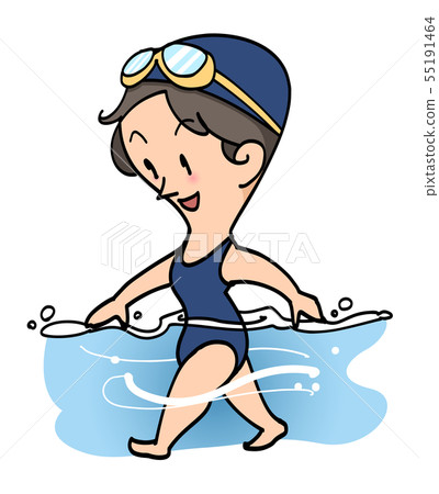 Underwater walking Underwater walking 55191464