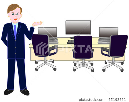 Businessman's pose 55192531