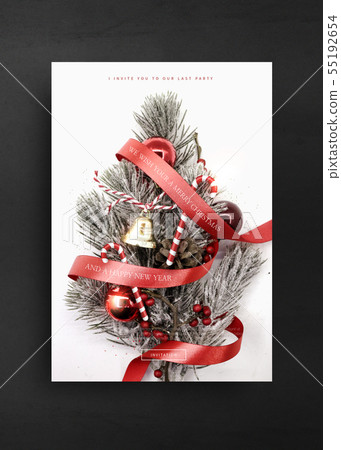 Illustration, christmas, poster 55192654
