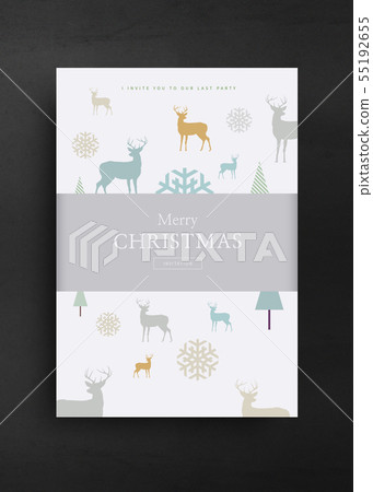 Illustration, christmas, poster 55192655