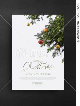 Illustration, christmas, poster 55192656