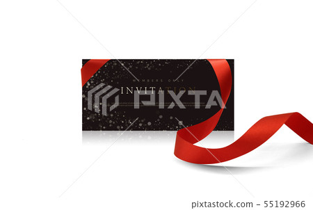 Illustration, ribbon, frame Illustration, ribbon, frame 55192966