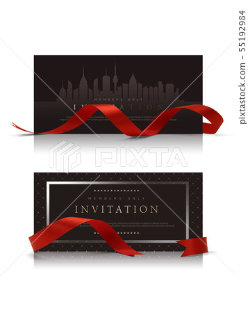 Illustration, ribbon, frame Illustration, ribbon, frame 55192984