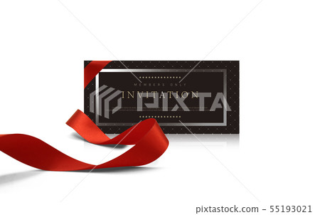 Illustration, ribbon, frame Illustration, ribbon, frame 55193021
