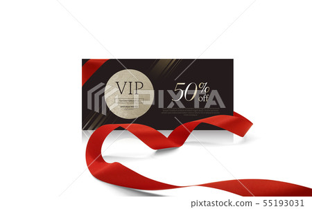 Illustration, ribbon, frame 55193031