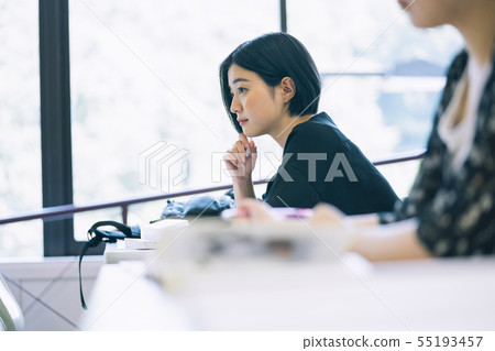 Female university student study photography cooperation: Keisen Jogakuen University 55193457