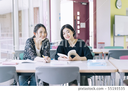 Female university student study photography cooperation: Keisen Jogakuen University 55193535