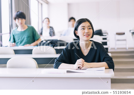 Female university student study photography cooperation: Keisen Jogakuen University 55193654