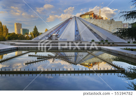 The Uniquely Strange Pyramid of Tirana, Albania The Uniquely Strange Pyramid of Tirana, Albania 55194782