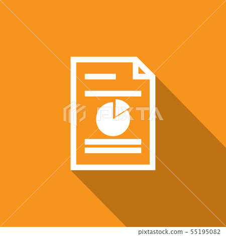 Spreadsheet document paper outline icon. thin line - Stock Illustration ...