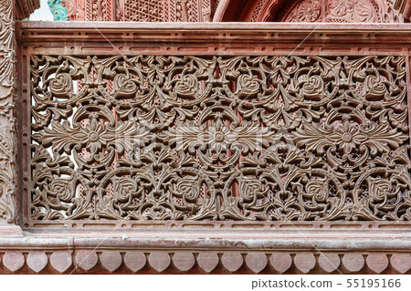 Detail of Rampuria Havelies In Bikaner. India 55195166