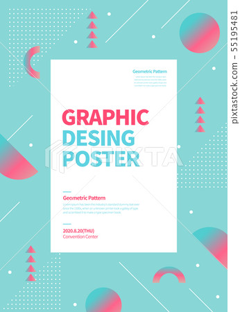 Graphic Shapes Poster 06 55195481