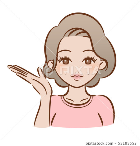 Information Woman Cartoon 55195552