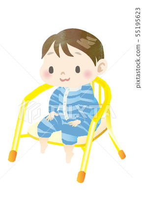 坐在椅子上的男孩 坐在椅子上的男孩 55195623