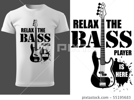 t shirt bass guitar