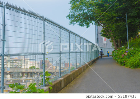 Urban scenery · Hillside of Tadate Station south exit 55197435