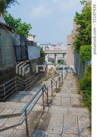 View the Tohoku Shinkansen Line from Fudozaka in Tabata, Kita Ward View the Tohoku Shinkansen Line from Fudozaka in Tabata, Kita Ward 55197439
