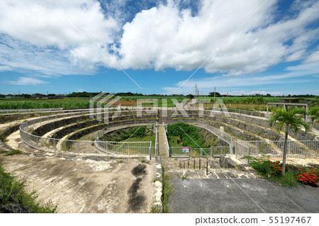 Miyakojima Fukusato地下水壩的防水牆 Miyakojima Fukusato地下水壩的防水牆 55197467