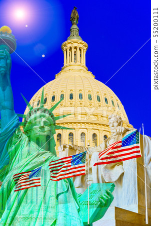Washington, USA, United States Capitol, often 55200111