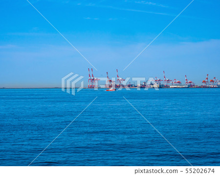 六甲島上的龍門起重機 55202674