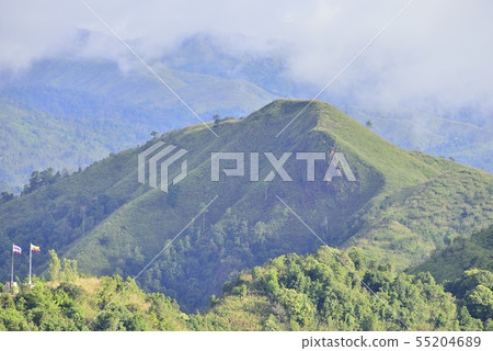 KANJANABURI,THAILAND July 2, KHAO CHANG PUAK with KANJANABURI,THAILAND July 2, KHAO CHANG PUAK with 55204689