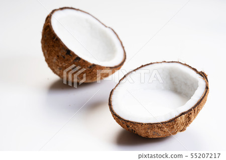 Coconut with hard shell and coconut milk 55207217