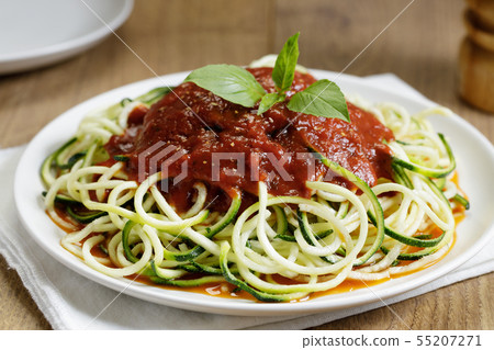 healthy zucchini noodles with tomato sauce healthy zucchini noodles with tomato sauce 55207271