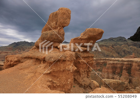 Stunning Charyn canyon in Kazakhstan 55208049