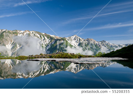 Happo pond and Hakuba Miyama (Hakuhamadake) 55208355