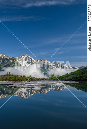 Happo pond and Hakuba Miyama (Hakuhamadake) 55208356